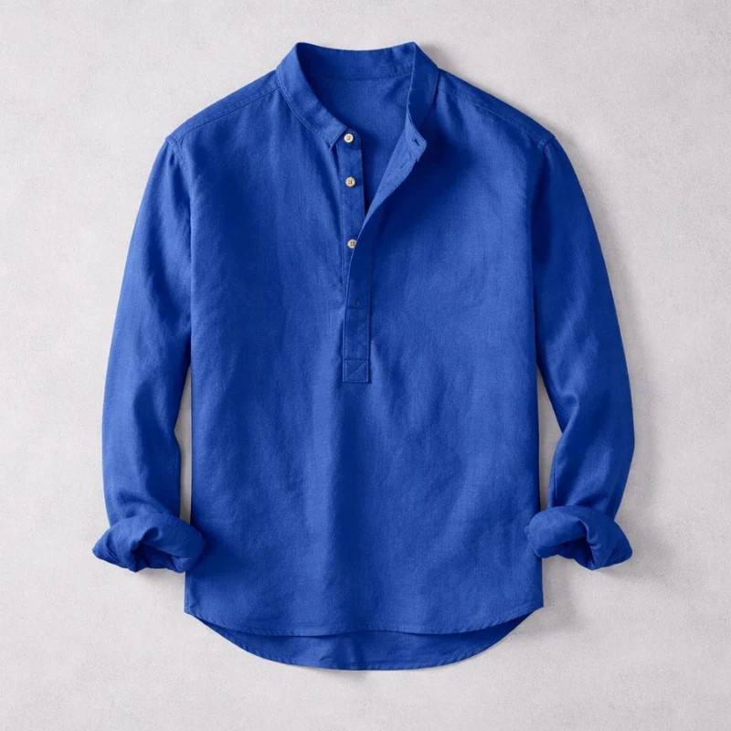 Camisa Henley Yuto - Estilo atemporal, comodidad diaria