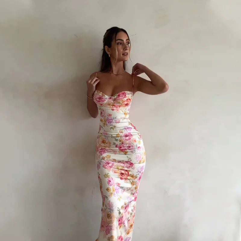 Vestido sin mangas floral - estilo veraniego brillante y fresco