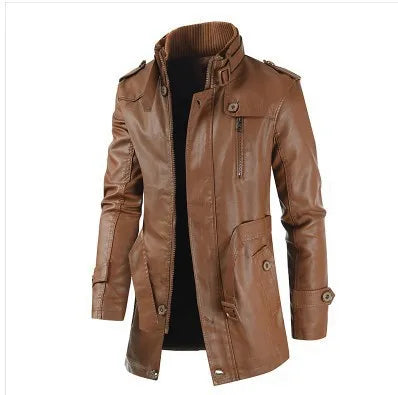 Abrigo de cuero Sterling: estilo atemporal, artesanía premium