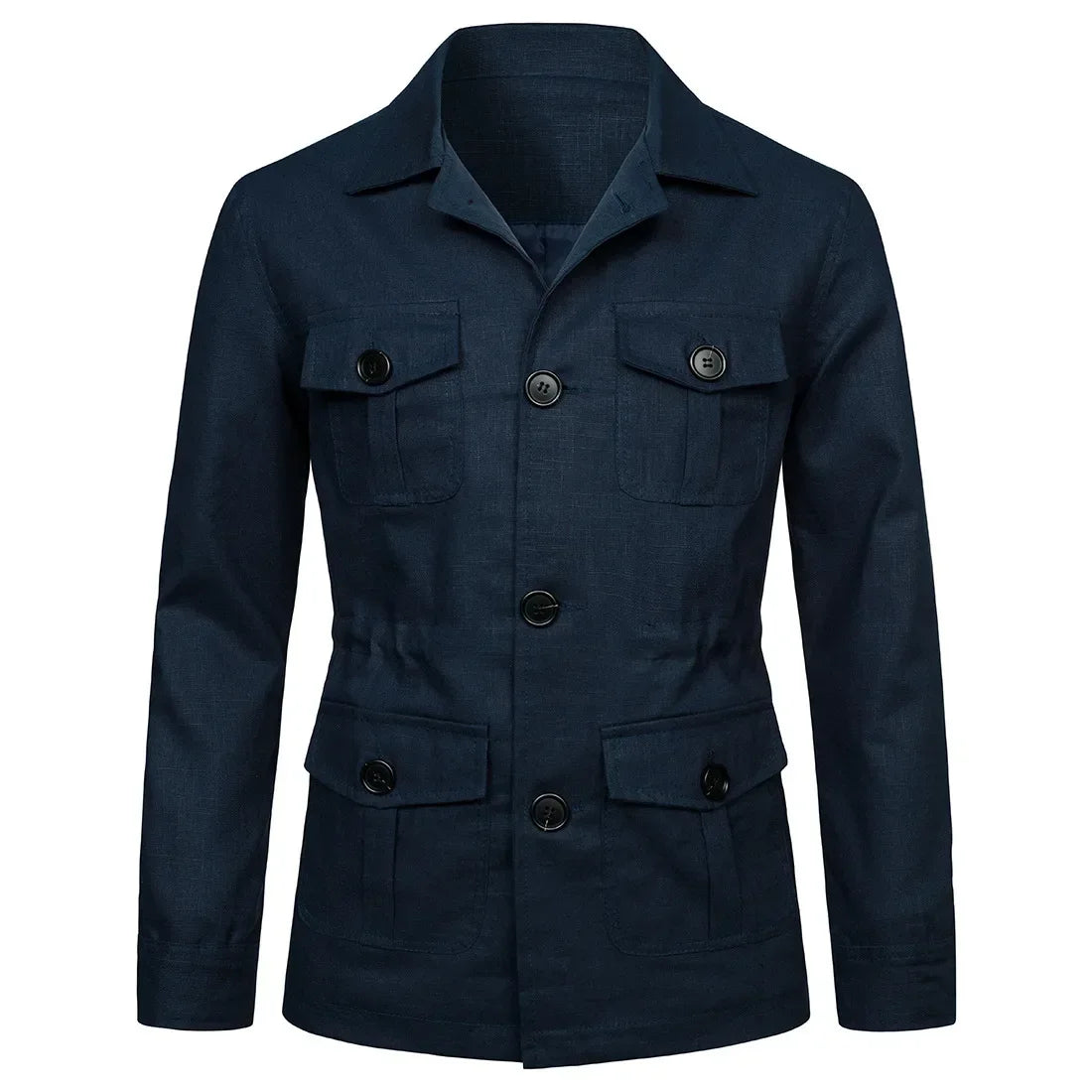Chaqueta de lino Safari Oliver - Lino ligero y transpirable para la aventura diaria