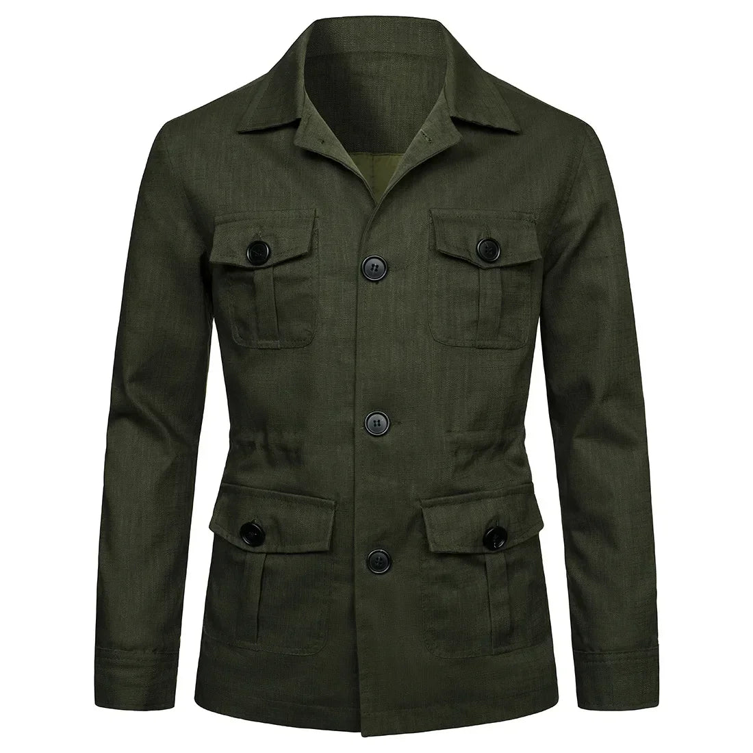 Chaqueta de lino Safari Oliver - Lino ligero y transpirable para la aventura diaria