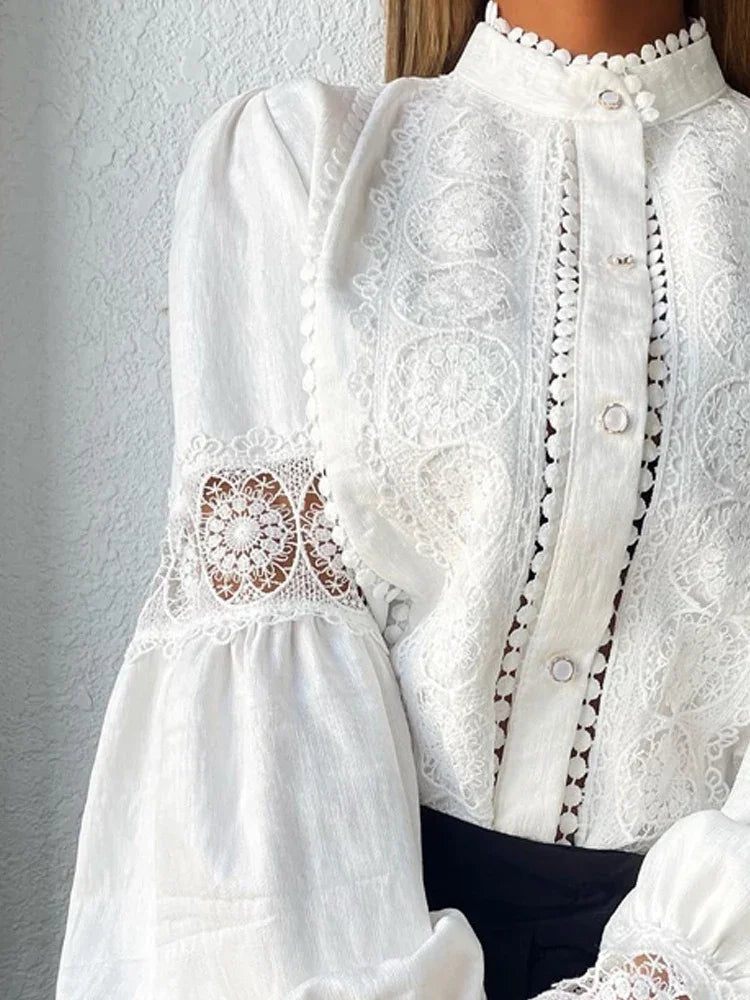 Blusa Blanca Elegante