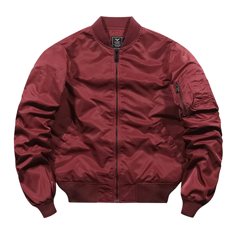 Chaqueta bomber universitaria Ryder: Estilo atemporal, comodidad premium