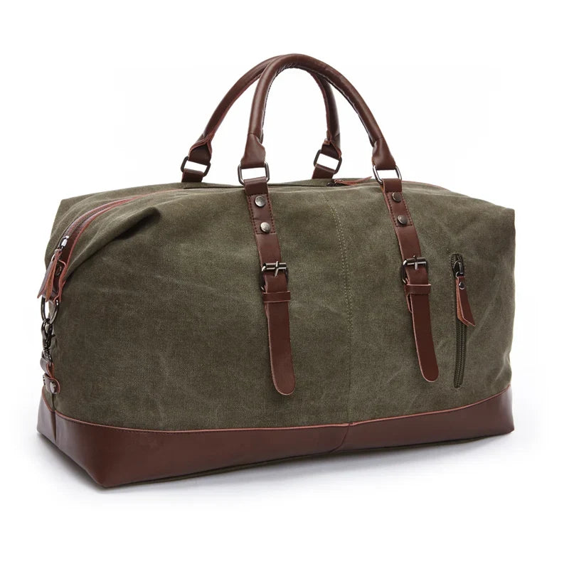 Maverick bolsa de lona para viaje — resistente y espaciosa bolsa de fin de semana para aventuras