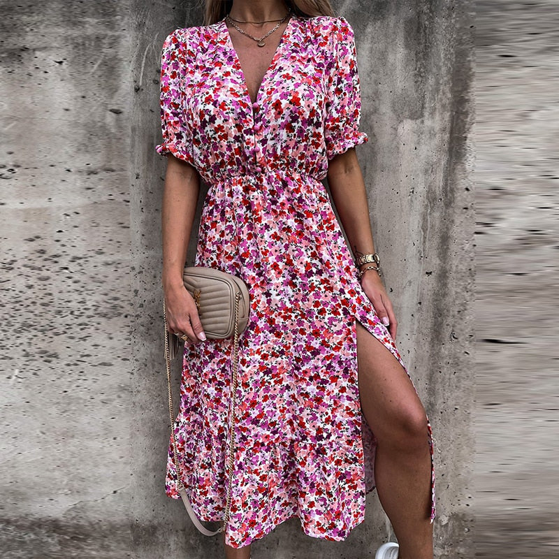 Vestido Maxi Carmen - Elegante, Fluido y Atemporal