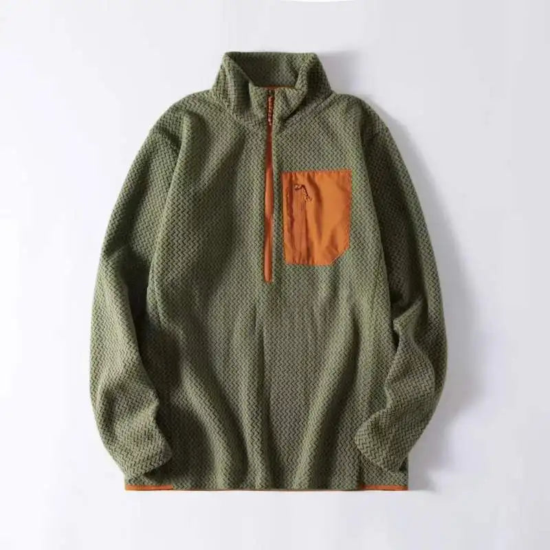 Suéter Arden Fleece con media cremallera — cómodo, imprescindible para el día a día