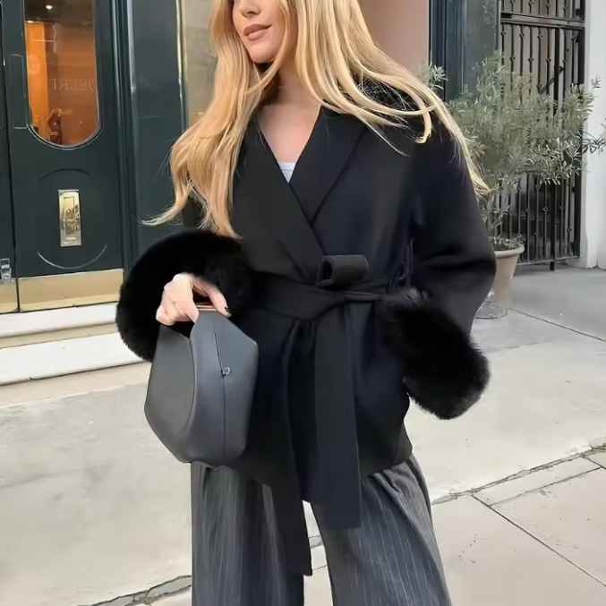 Abrigo piel Melissa