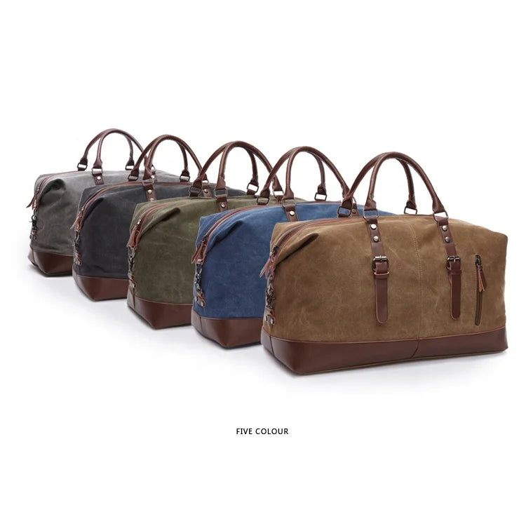 Maverick bolsa de lona para viaje — resistente y espaciosa bolsa de fin de semana para aventuras