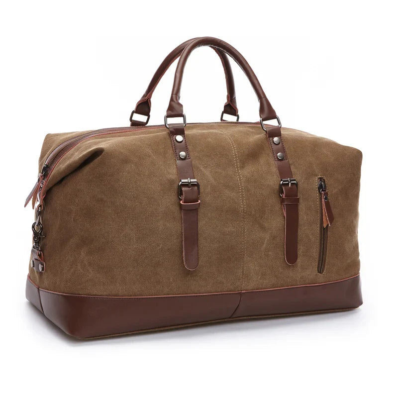 Maverick bolsa de lona para viaje — resistente y espaciosa bolsa de fin de semana para aventuras