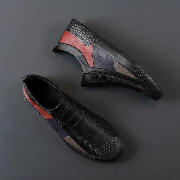 Zapatillas Julien de cuero premium - Estilo atemporal y comodidad diaria
