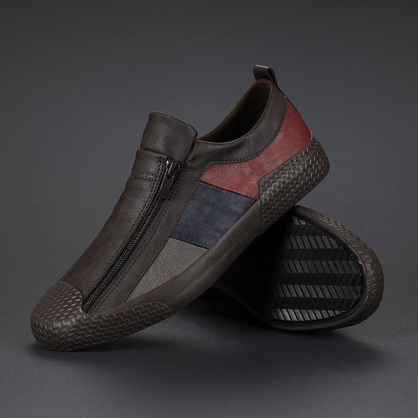 Zapatillas Julien de cuero premium - Estilo atemporal y comodidad diaria