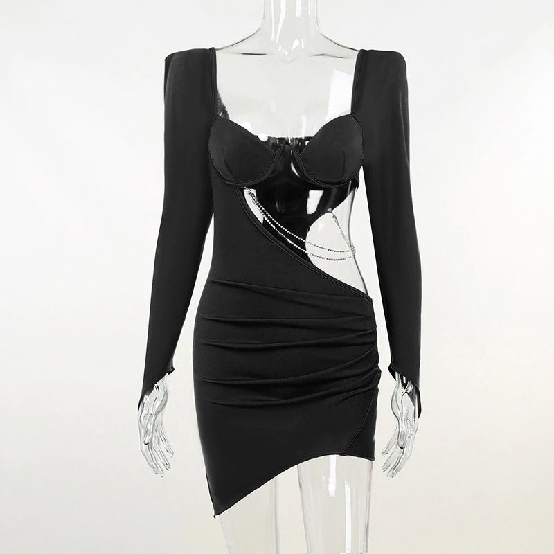 Calliope Vestido elegante de manga larga